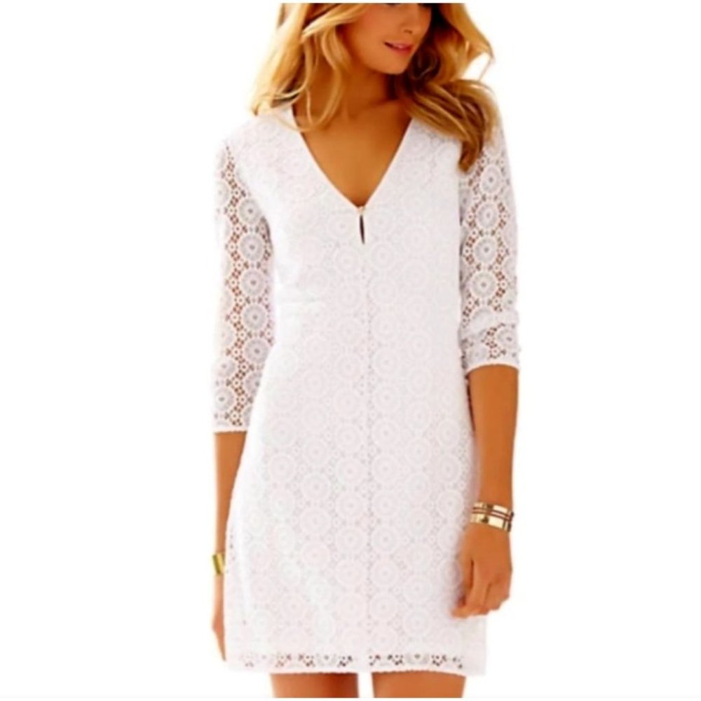 Lily Pulitzer Resort Lamora White Lace Dress - NWOT - Size XS
